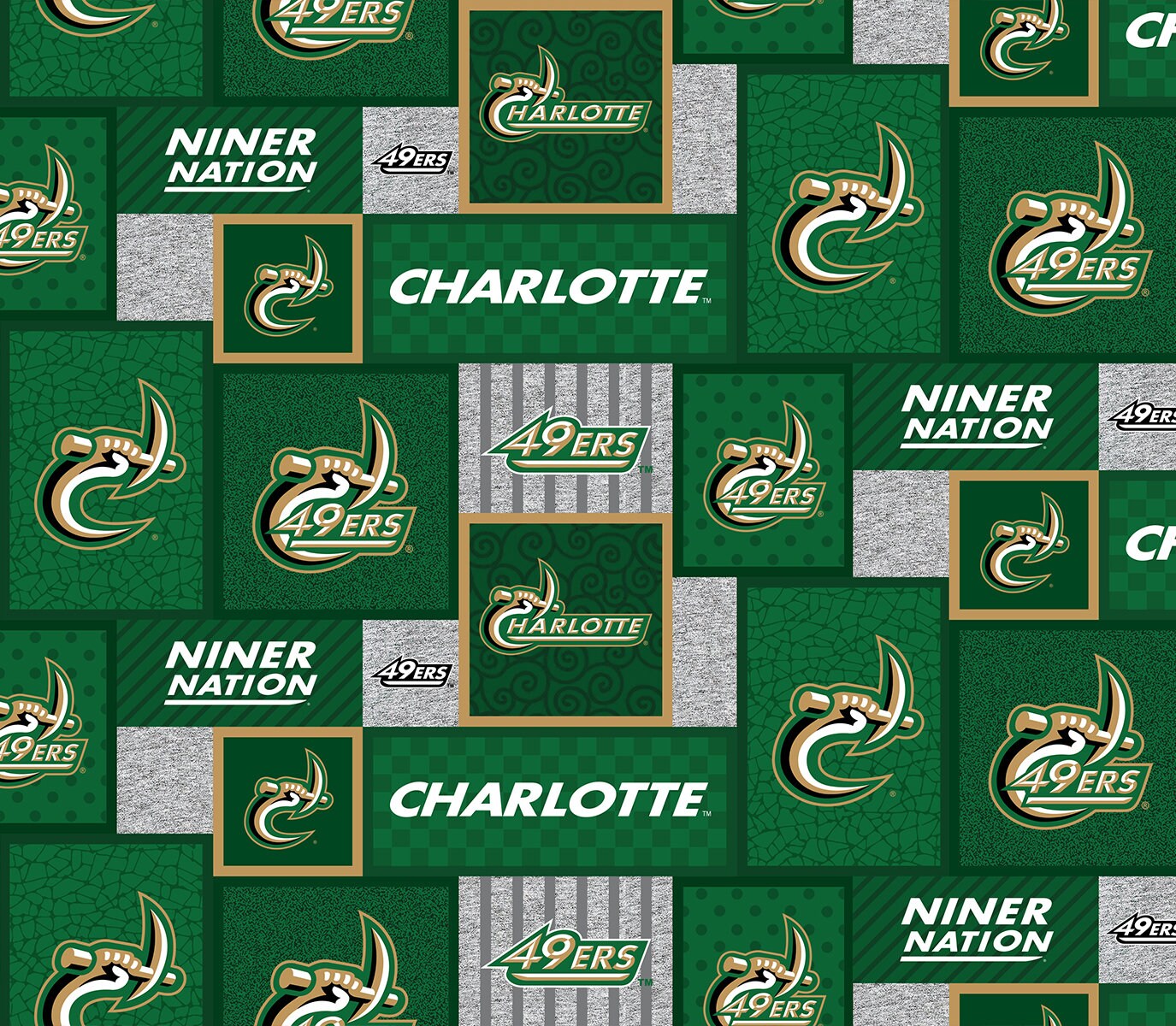 UNCC Gartenflagge – Doppelseitiges Banner Für UNC Charlotte 49ers Fans