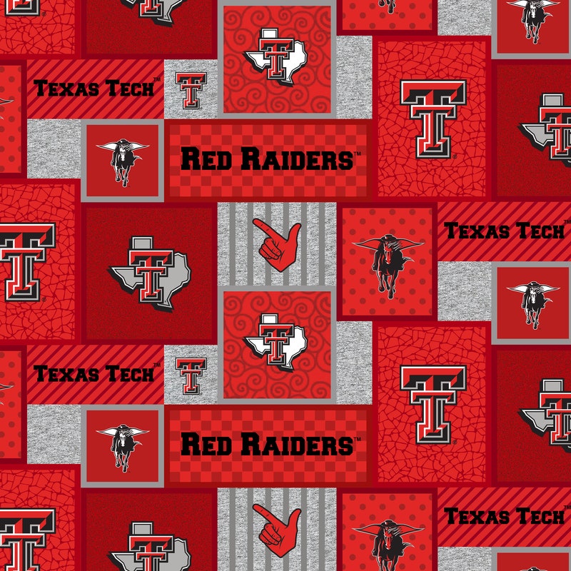 Texas Tech Color Pattern Texas Tech - Etsy