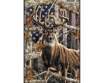 Tissus à courtepointe en coton patriotiques Realtree sous licence officielle - Tissu en coton Realtree vendu par mètre