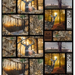 Official Licensed Realtree Daybreak Edge Cotton Quilting Fabrics- Realtree Cotton Fabric Sold by the Yard
