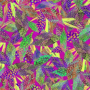Tropical Punch- Tropical Blenders Cotton Fabric Sold By the Yard