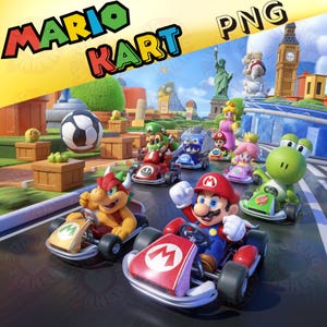 スーパーマリオカートツアー PNG バンドル 70 ファイル、スーパーマリオカートレース PNG、マリオキャラクター PNG、マリオカーズ、マリオパーティー、マリオバースデー、ビデオゲーム