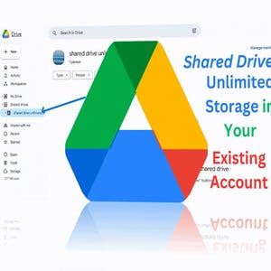 Gemeinsamer Google Drive Unbegrenzter Speicher in Ihrem bestehenden Konto