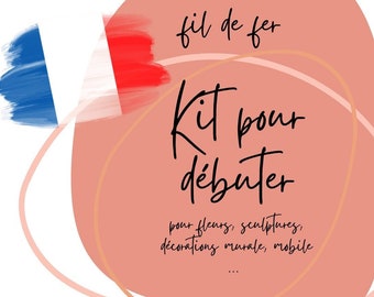 Kit créatif, kit fil de fer pour débuter, assortiment de fil de fer,  DIY Fil de fer. EN FRANÇAIS