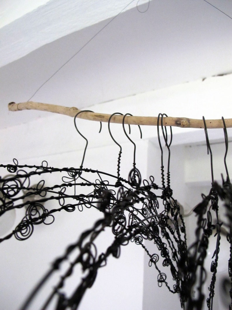 Decorative Hanger in wire Rosebud image 1
