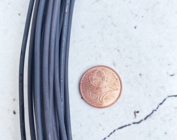 Black annealed iron wire / Thick iron wire gauge 12 / Decorative iron wire / 2 mm iron wire