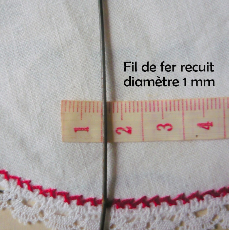 Fil de fer recuit 1 mm. Fil de fer recuit gris et rouillé 20,40 ou 60 mètres / Fil de fer decoration / Fil de fer 1 mm image 6