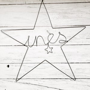 Wire star with a name image 2