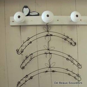 Decorative Hanger in Wire - Rosebud- - Etsy
