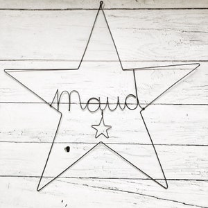 Wire star with a name image 3