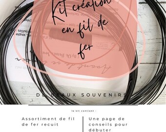 DIY creating with wire. How to start ? Assortment of Wire. FRENCH