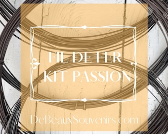 Kit créatif, kit fil de fer, assortiment de fil de fer,  DIY Fil de fer KIT PASSION