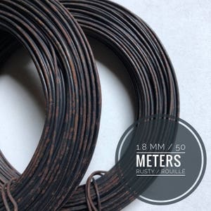 Fil de fer recuit Bobine de 50 mètres de fil de fer recuit, diamètre au choix : 1.2 mm/1.4 mm/ 1.8 mm QUALITÉ SUPERIEURE image 5