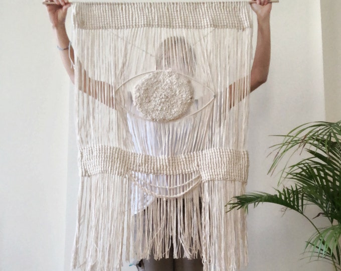 MATIASMA 3  Big macrame wallhanging. Unique piece