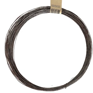 Annealed iron wire 1 mm / 20 meters or 40 meters. GRAY annealed iron wire / Iron wire / Decorative iron wire / Iron wire 1 mm image 7