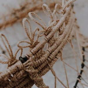 vase bottle wire and lace, wire sculpture, wabi sabi decoration image 6