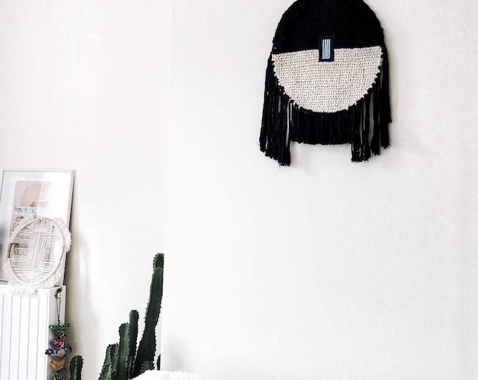 Macramé wallhanging, MATIASMA #5 ; Original and unique macrame wallhanging. Unique piece