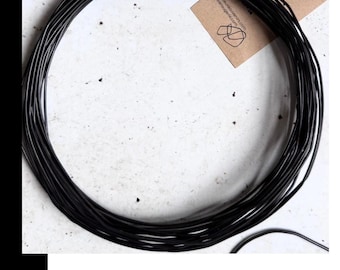 Annealed wire,black and glossy diameter  1.5 mm ( Gauge 15) for wire art