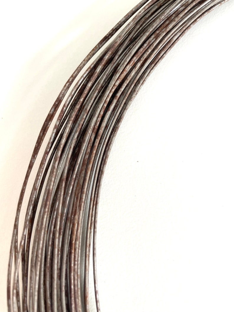 Annealed iron wire 1 mm / 20 meters or 40 meters. GRAY annealed iron wire / Iron wire / Decorative iron wire / Iron wire 1 mm image 4