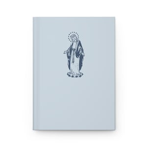 Hardcover katholische Notizbuch, Gebet Journal katholisch, Mutter Jungfrau Maria Journal, katholisches Geschenk für sie, Ave Maria, Maria Katholik