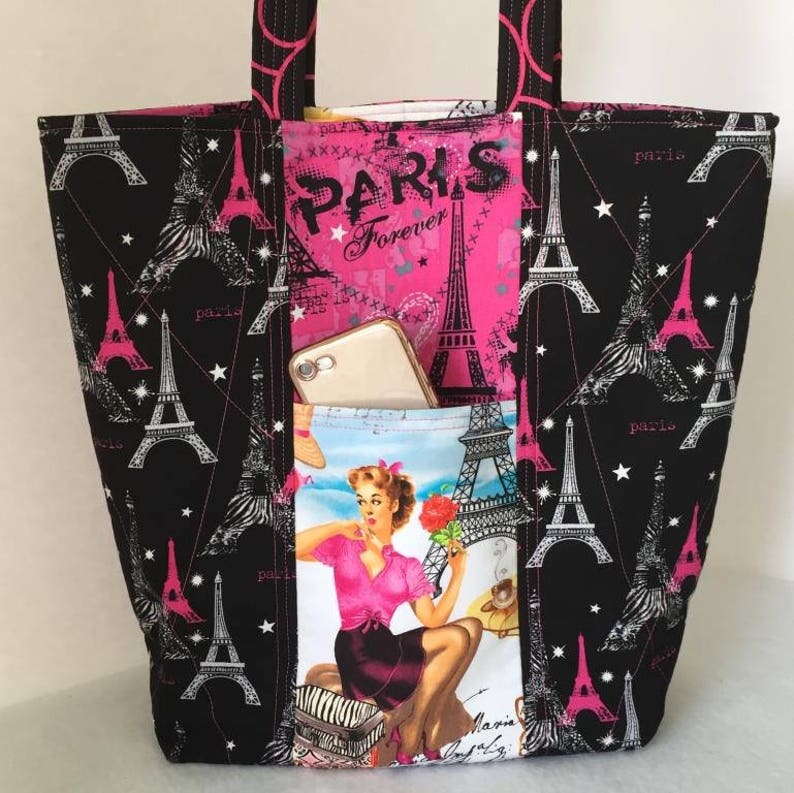 Paris Large Reversible Tote