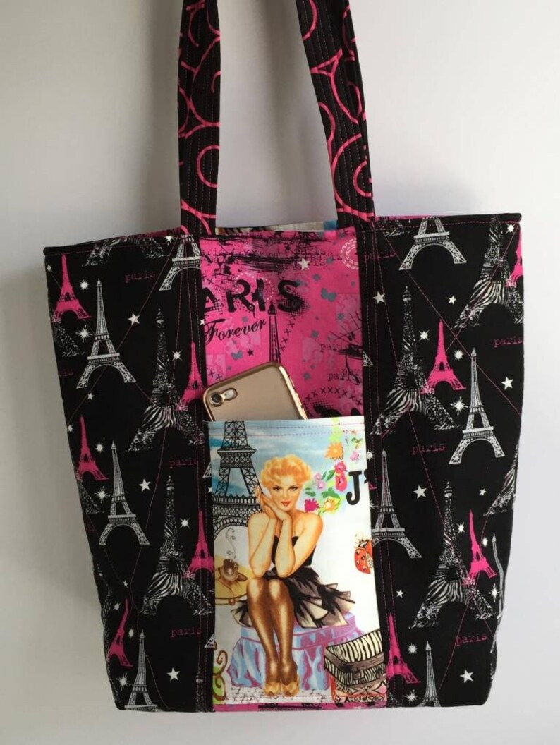 Paris Large Reversible Tote