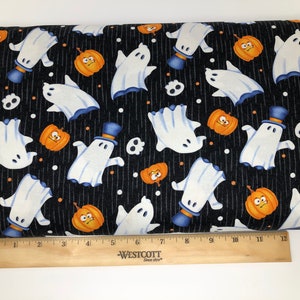 Halloween Ghosts, Glow in the Dark, 100% Quilt Shop Quality Cotton, Henry Glass