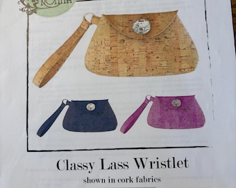Modèle de pochette avec gabarits de découpe