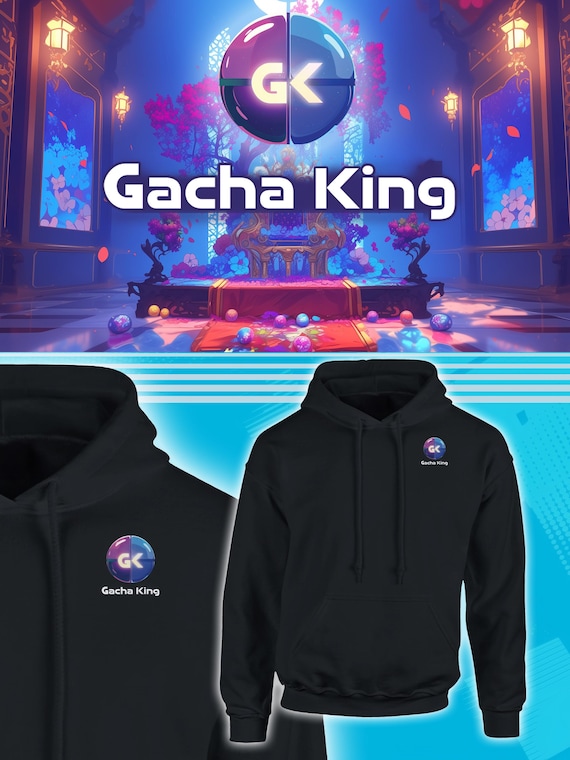 Official Gacha King Hoodie | Front Print | Exclusive Gacha King Game Merch