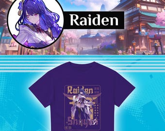 Raiden Shogun T-Shirt - Electro Archon of Eternity | Genshin Impact