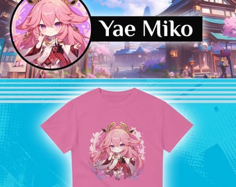 Yae Miko – The Kitsune Priestess Chibi T-Shirt