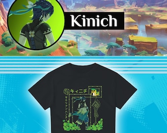 Kinich Genshin Impact T-Shirt - Saurian Hunter's Legacy