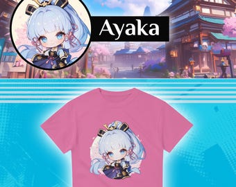 Ayaka – Frostblossom Chibi T-Shirt