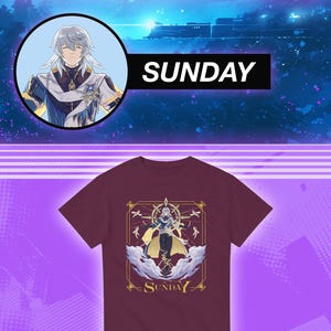 Sunday T-Shirt – Betrayer Turned Harmony’s Vanguard | Honkai Star Rail