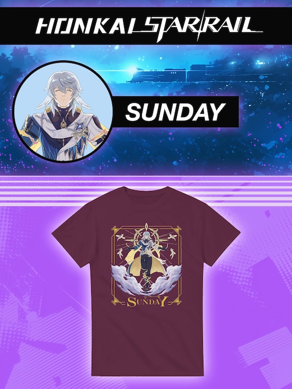 Sunday T-Shirt – Betrayer Turned Harmony’s Vanguard | Honkai Star Rail