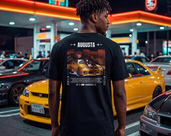 Wuthering Waves Augusta JDM Shirt | Skyline R33 GT-R Anime Tee | WuWa Gamer Gift
