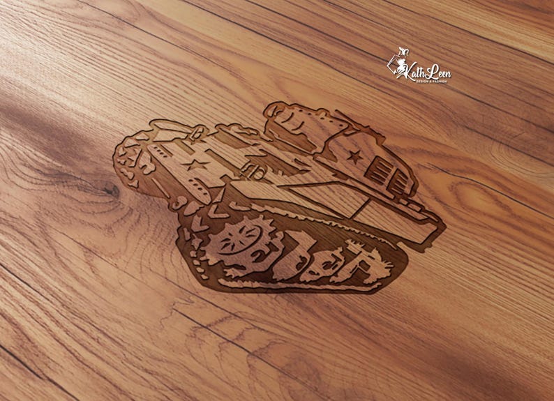 Vintage Military Light Tank, Retro Armored Combat Vehicle Clipart ...