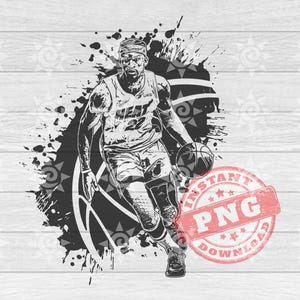 Jimmy Butler Png, Jimmy Butler Dtf, Jimmy Butler Dtg, Butler Sublimation, Butler Shirt Design, Jimmy Butler Heat Transfer, Digital Download