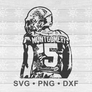 David Montgomery geschnitten Datei, David Montgomery Png, Montgomery Dxf, Montgomery Cricut, Montgomery Transfer, Montgomery Clipart, digitaler Download