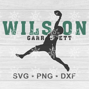 Garrett Wilson Svg, Garrett Wilson Png, Garrett Wilson Dxf, Garrett Wilson Cricut, Wilson Silhouette, Wilson Cut File, Digital Download