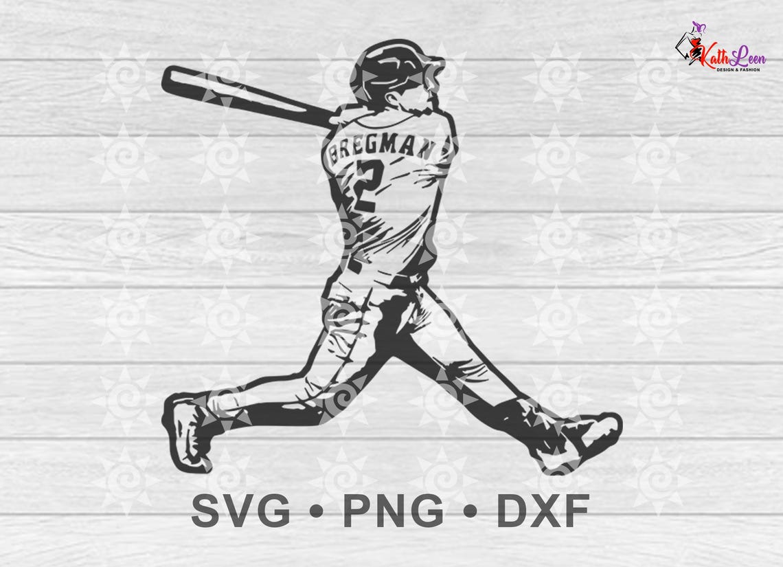Alex Bregman Svg, Alex Bregman Png, Alex Bregman Dxf, Alex Bregman ...
