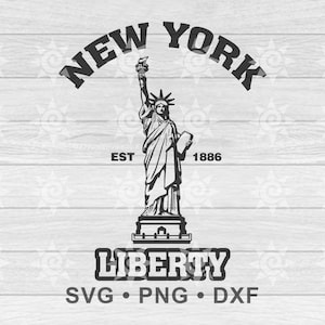 Statue of Liberty Svg, Statue of Liberty Png, Statue of Liberty Dxf, New York Lady Liberty Cricut, Lady Liberty Silhouette, Digital Download
