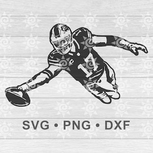 Josh Allen Touchdown, Josh Allen Svg, Josh Allen Png, Josh Allen Dxf, Josh Allen Cricut, Allen Silhouette, Allen Transfer, Digital Download