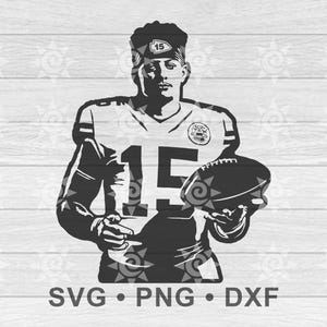 Patrick Mahomes Svg, Patrick Mahomes Png, Patrick Mahomes Dxf, Patrick Mahomes Cricut, Mahomes Silhouette, Mahomes Shirt, Instant Download