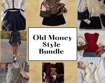 Old Money Style Bundle Personalized Style Box Quiet Luxury Pinterest Aesthetic Mystery Bundle Vintage Retro Mystery Box Clothing Box
