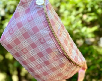 Enchanted Pink Plaid Fanny/Belt Bag