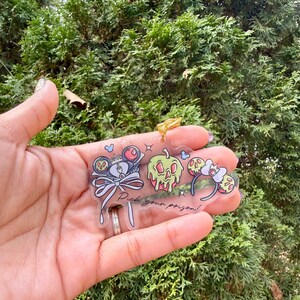 Amuletos para bolso con orejas de villano Evil Queen