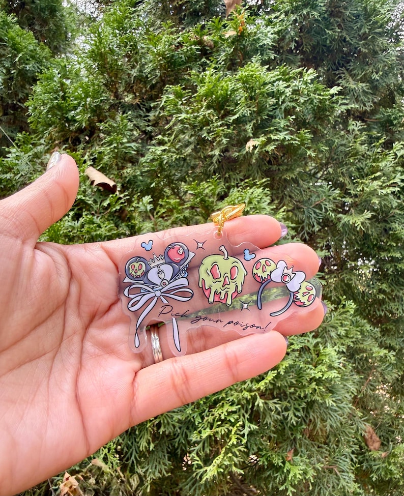 Amuletos para bolso con orejas de villano Evil Queen