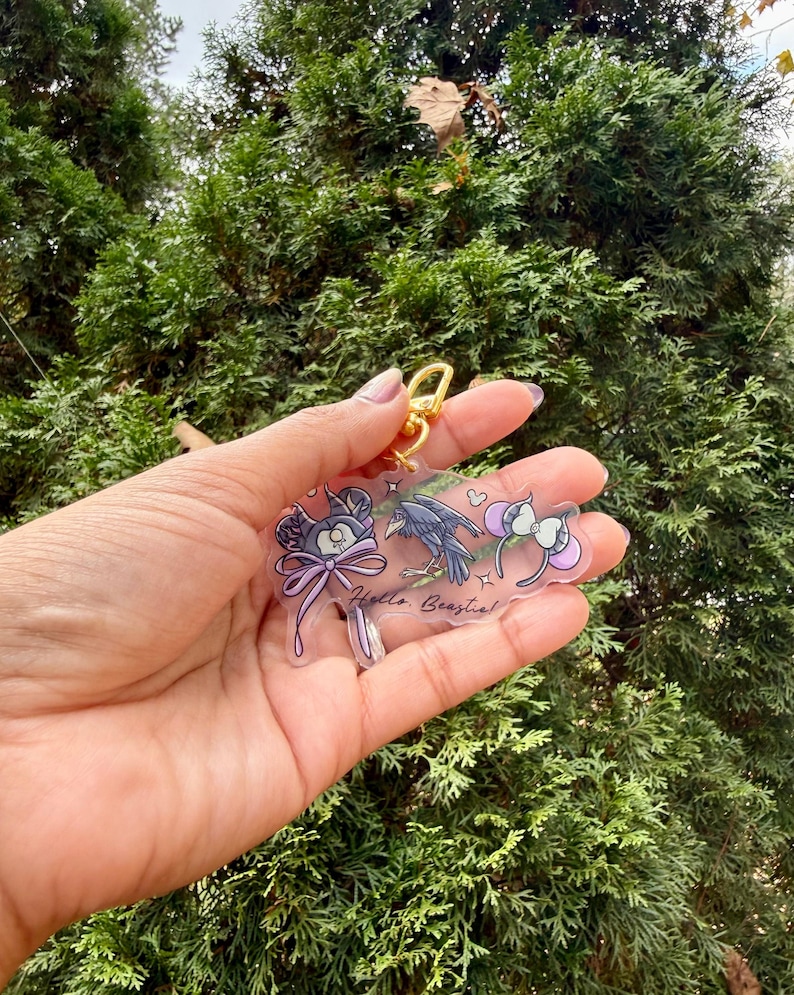 Amuletos para bolso con orejas de villano Maleficent