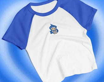 MEHR CRITTER OPTIONEN - Calico Critters niedliches Damen Micro Rib Raglan Baby T-Shirt
